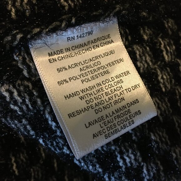 MaxSport Heavy Cozy Checkered Long Open Sweater Cardigan - Picture 11 of 16